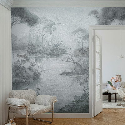 Wandtapete mit Motiv einer Naturlandschaft