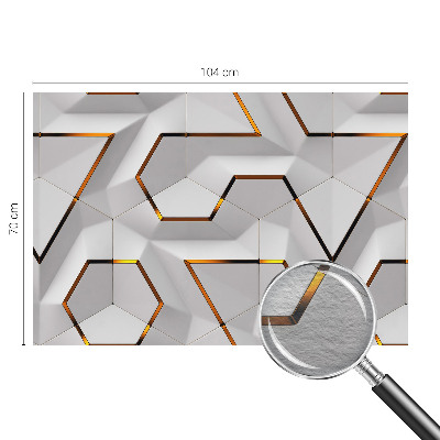 Dekorative Wand-Fototapete mit modernem geometrischem Muster