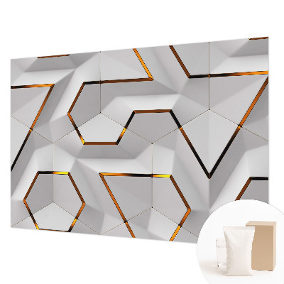 Dekorative Wand-Fototapete mit modernem geometrischem Muster