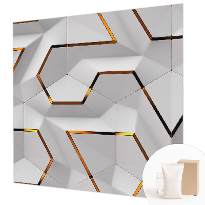 Dekorative Wand-Fototapete mit modernem geometrischem Muster