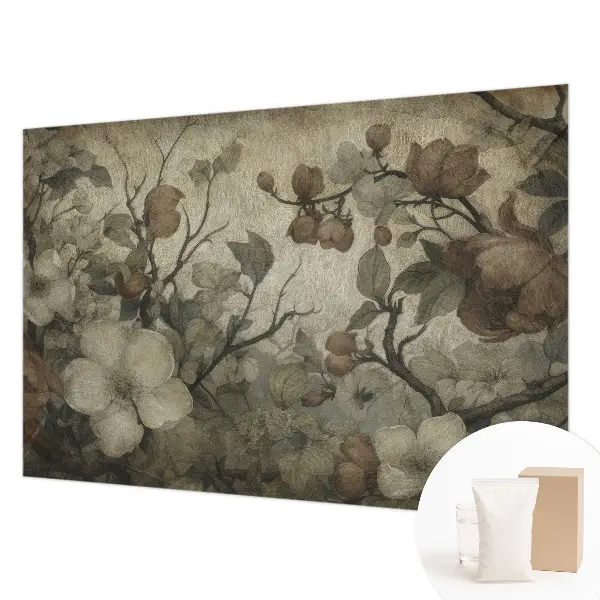 Fototapete aus Vlies mit Blumenschmuck als Motiv