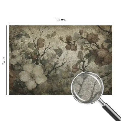 Fototapete aus Vlies mit Blumenschmuck als Motiv