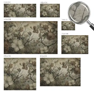 Fototapete aus Vlies mit Blumenschmuck als Motiv
