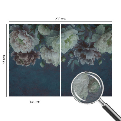 Vlies-Fototapete nach Maß Florale Eleganz