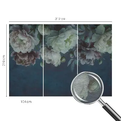 Vlies-Fototapete nach Maß mit floralem Motiv
