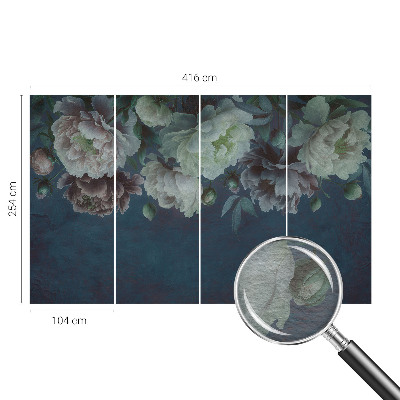 Vlies-Fototapete nach Maß Florale Eleganz