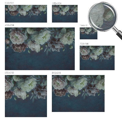 Vlies-Fototapete nach Maß Florale Eleganz