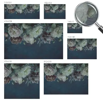 Vlies-Fototapete nach Maß mit floralem Motiv
