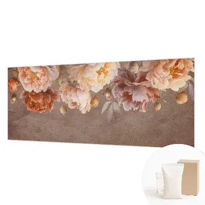 Vlies-Fototapete fürs Wohnzimmer mit floralem Design