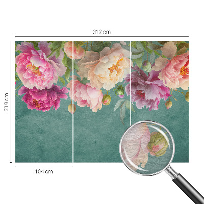 Vliestapete fürs Schlafzimmer Florale Eleganz