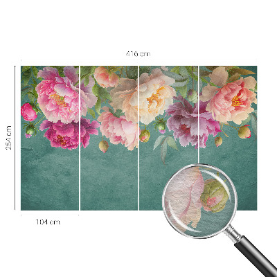 Vliestapete fürs Schlafzimmer Florale Eleganz