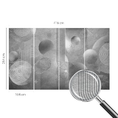 Vliestapete fürs Wohnzimmer Abstrakte Eleganz