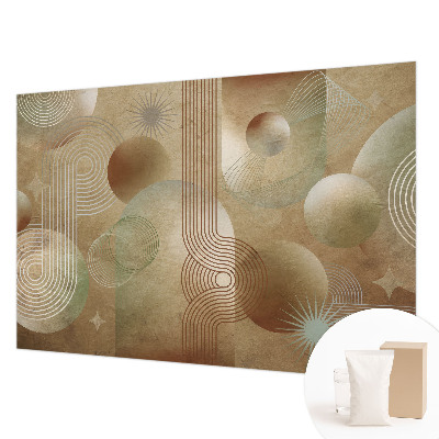 Bedruckte Vlies-Fototapete mit geometrischem Muster
