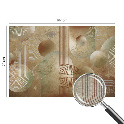 Bedruckte Vlies-Fototapete mit geometrischem Muster