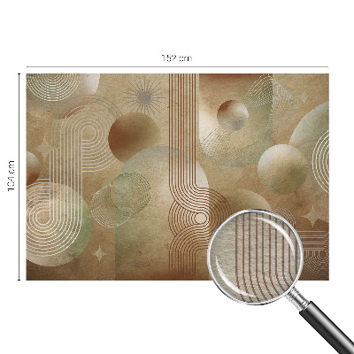 Bedruckte Vlies-Fototapete mit geometrischem Muster