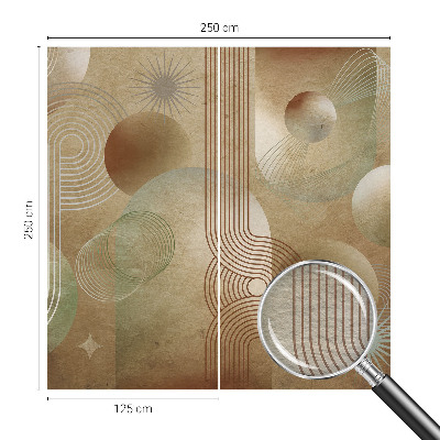 Bedruckte Vlies-Fototapete mit geometrischem Muster