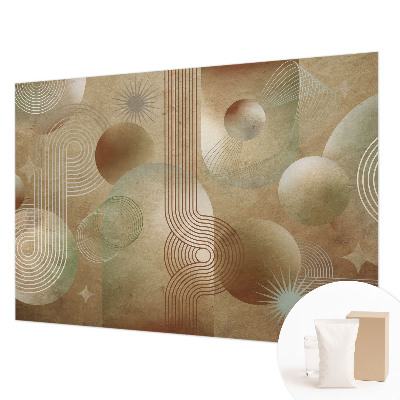 Bedruckte Vlies-Fototapete mit geometrischem Muster