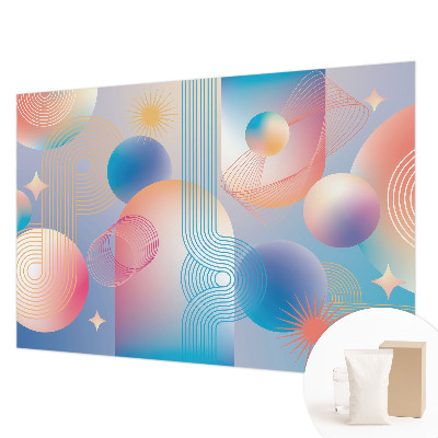 Motivtapete Farbenfrohe Abstraktion