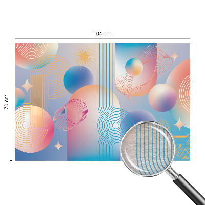 Motivtapete Farbenfrohe Abstraktion