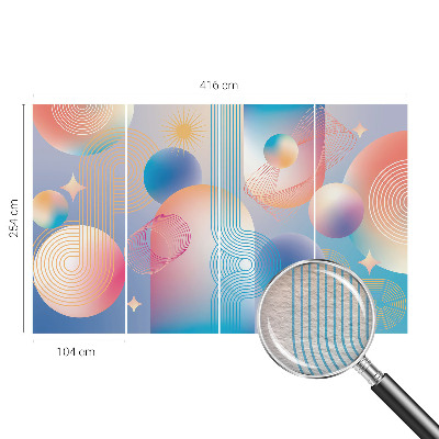 Motivtapete Farbenfrohe Abstraktion