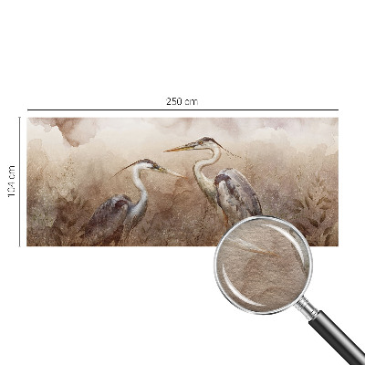 Moderne Vlies-Fototapete mit elegantem Vogelmotiv