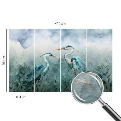Bildtapete mit Vogelmotiven aus der Natur