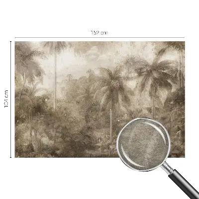 Wand-Fototapete mit exotischer Landschaft
