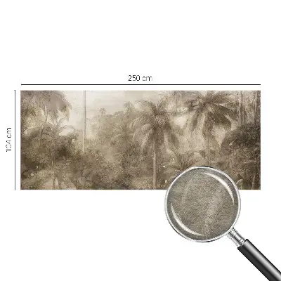 Wand-Fototapete mit exotischer Landschaft