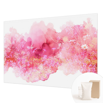 Dekorative Wand-Fototapete mit Blumenmuster