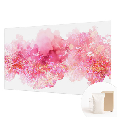 Dekorative Wand-Fototapete mit Blumenmuster