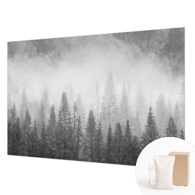 Wandtapete mit Motiv »Waldnebel