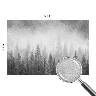 Wandtapete mit Motiv »Waldnebel