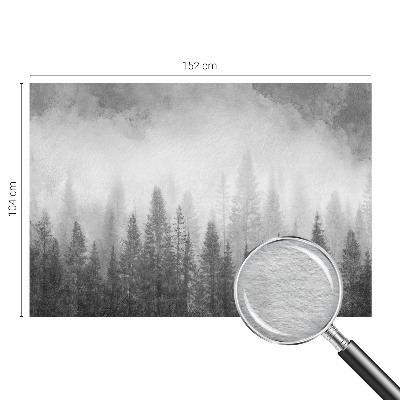 Wandtapete mit Motiv »Waldnebel