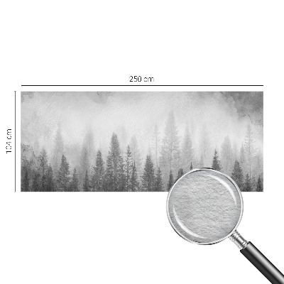 Wandtapete mit Motiv »Waldnebel