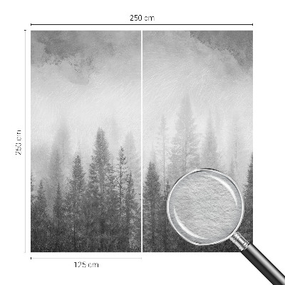 Wandtapete mit Motiv »Waldnebel