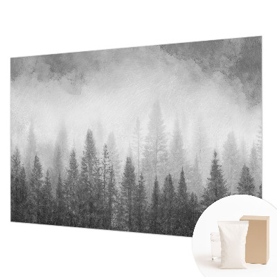 Wandtapete mit Motiv »Waldnebel