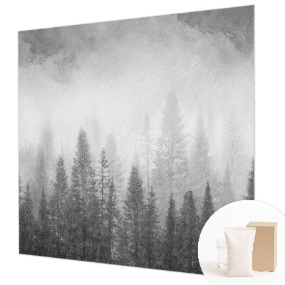 Wandtapete mit Motiv »Waldnebel