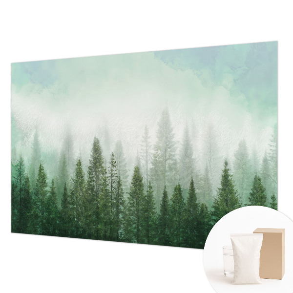 Vlies-Fototapete Wolf im Wald