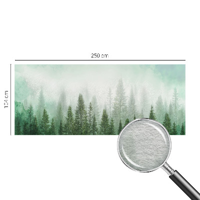 Vlies-Fototapete mit Motiv eines Wolfs im Wald