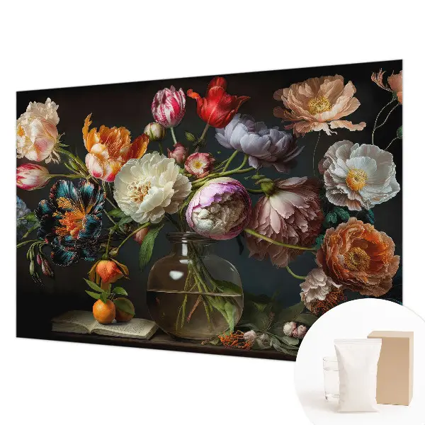 Fototapete fürs Kinderzimmer mit einem Blumenstrauß als Motiv
