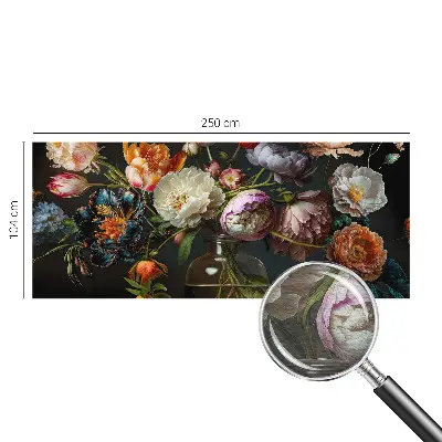 Fototapete fürs Kinderzimmer mit einem Blumenstrauß als Motiv