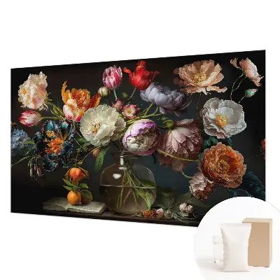 Fototapete fürs Kinderzimmer mit einem Blumenstrauß als Motiv