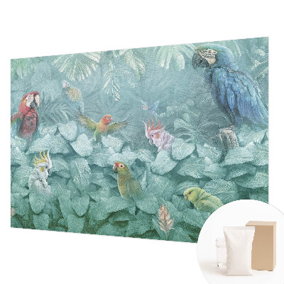 Motivtape­te aus Vlies mit exotischem Vogeldesign