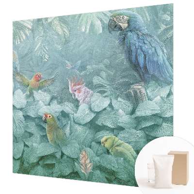 Motivtape­te aus Vlies mit exotischem Vogeldesign