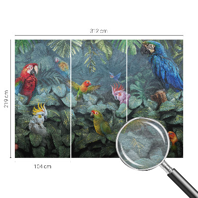 Fototapete aus Vlies mit exotischem Dschungelmotiv
