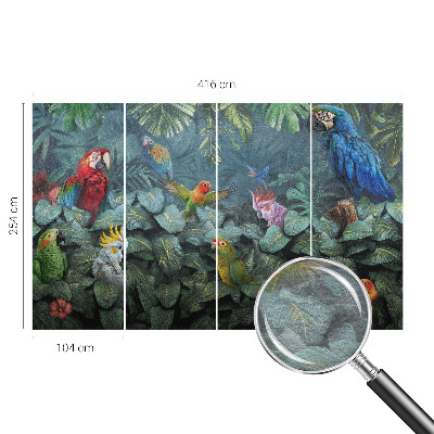 Fototapete aus Vlies Exotischer Dschungel