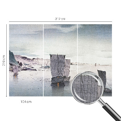 Vlies-Fototapete fürs Schlafzimmer mit einer nautischen Szenerie