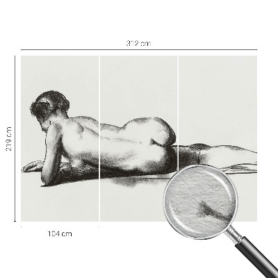 Vlies-Fototapete fürs Kinderzimmer mit einem dezenten Aktmotiv
