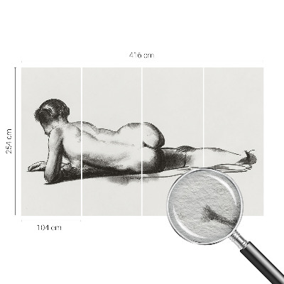Vlies-Fototapete fürs Kinderzimmer mit einem dezenten Aktmotiv