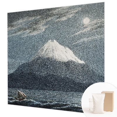 Motivtapete aus Vlies mit dem Motiv „Mondhelle Nacht“